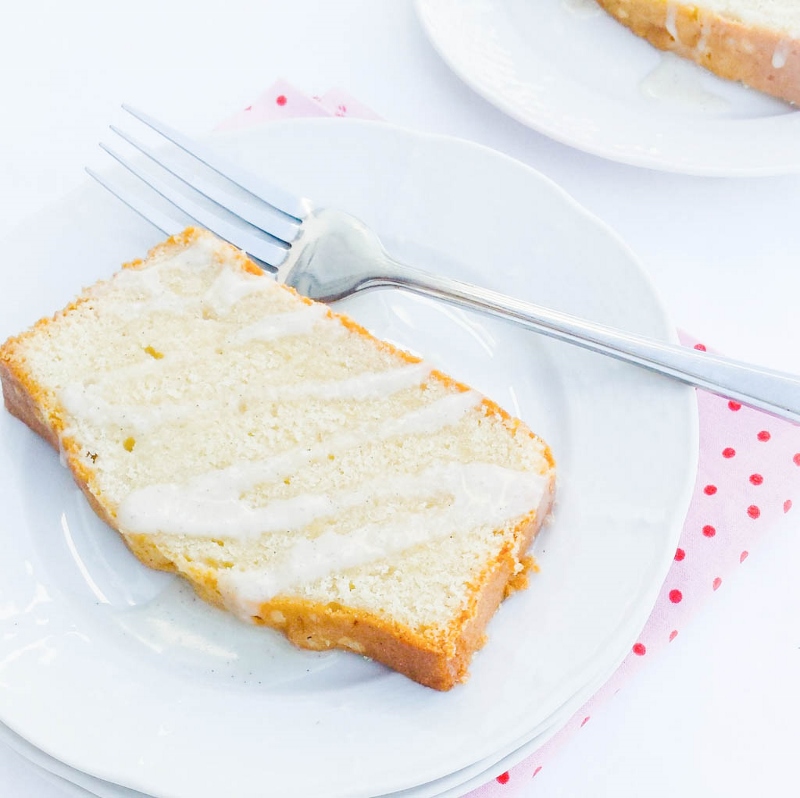 Vanilla Bean Pound Cake with Vanilla Bean Glaze