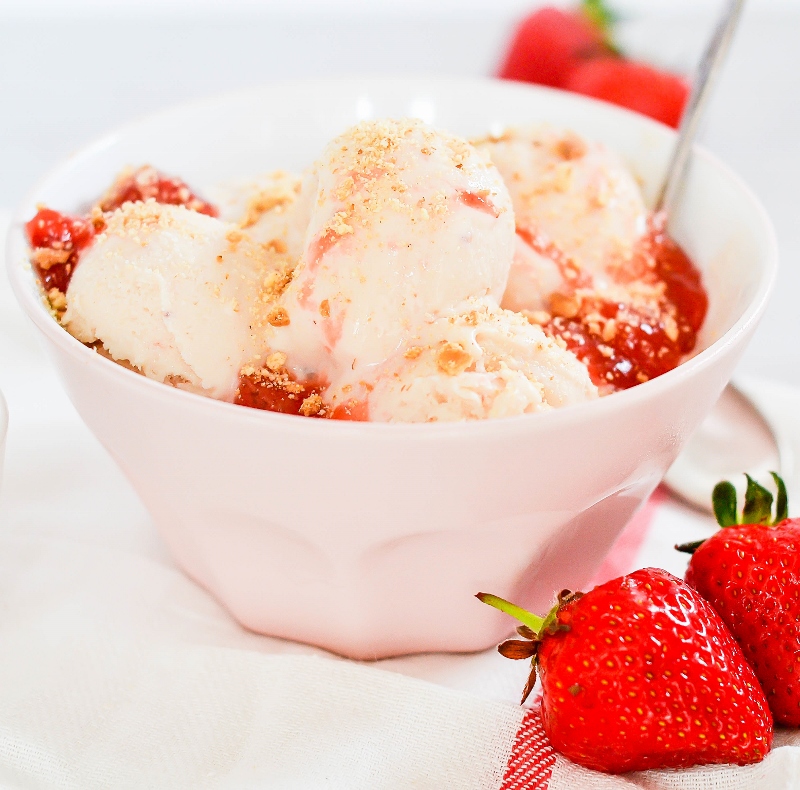 Strawberry Cheesecake Ice Cream