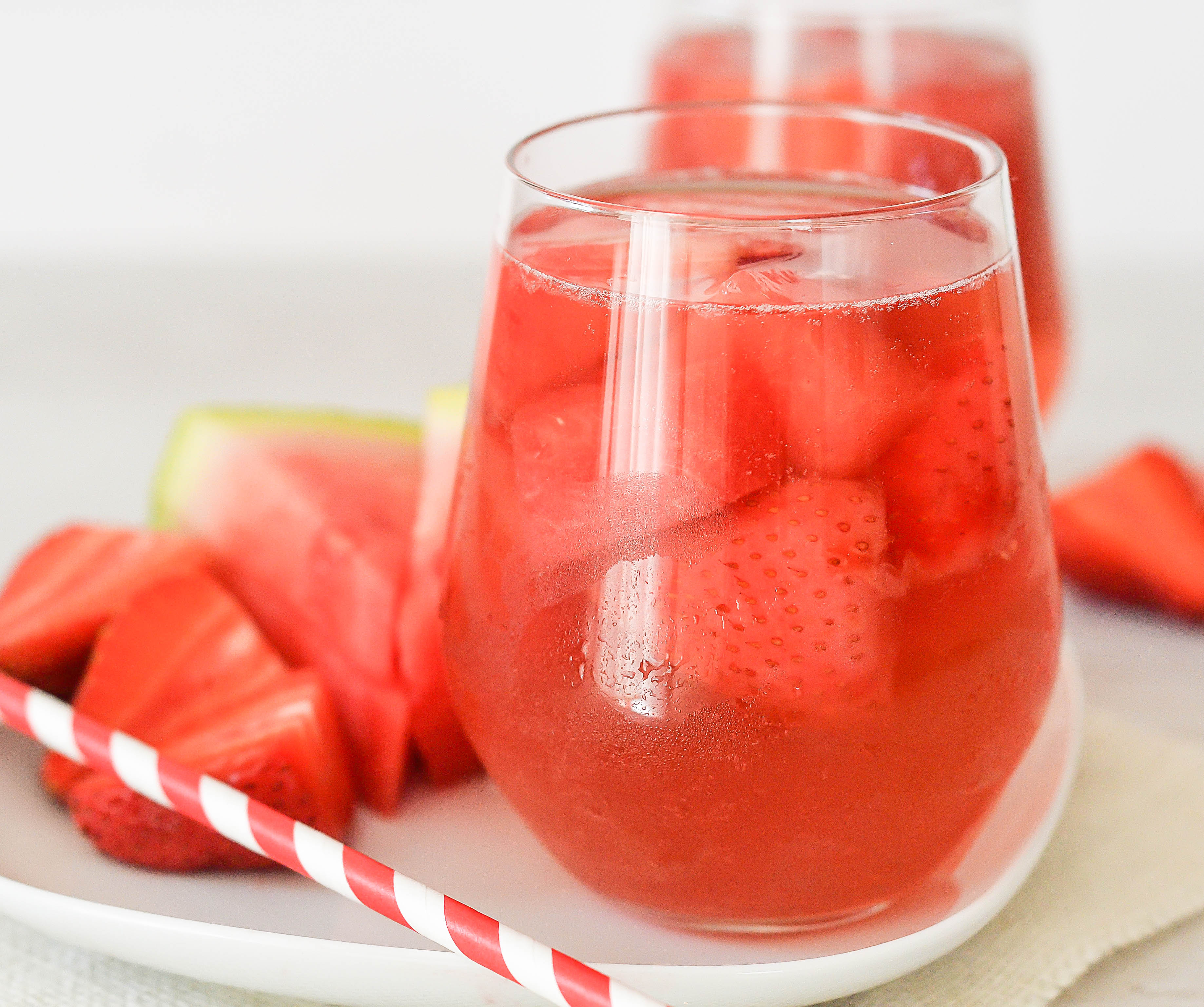 Watermelon & Strawberry Rosé  Sangria