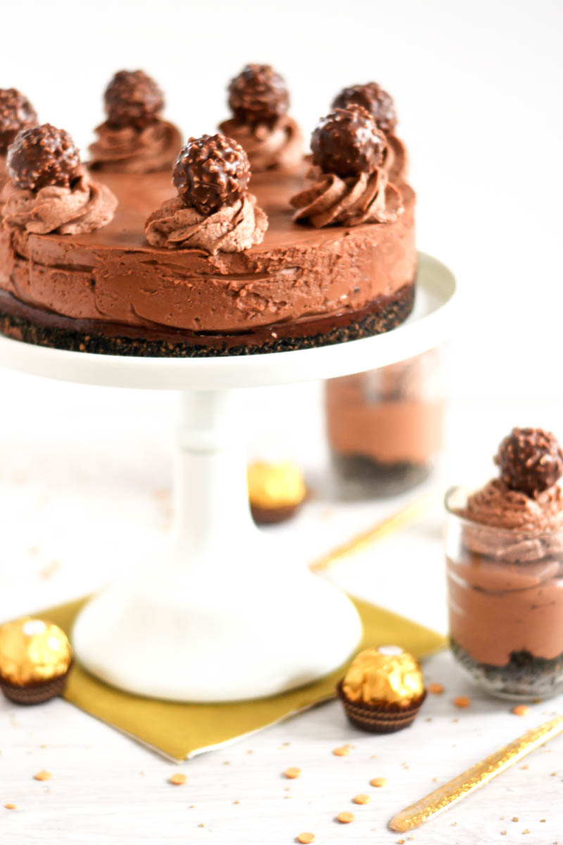 No Bake Nutella Cheesecake