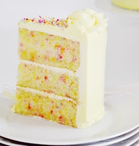 Vanilla Confetti Cake