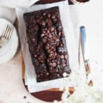 Double chocolate banana bread