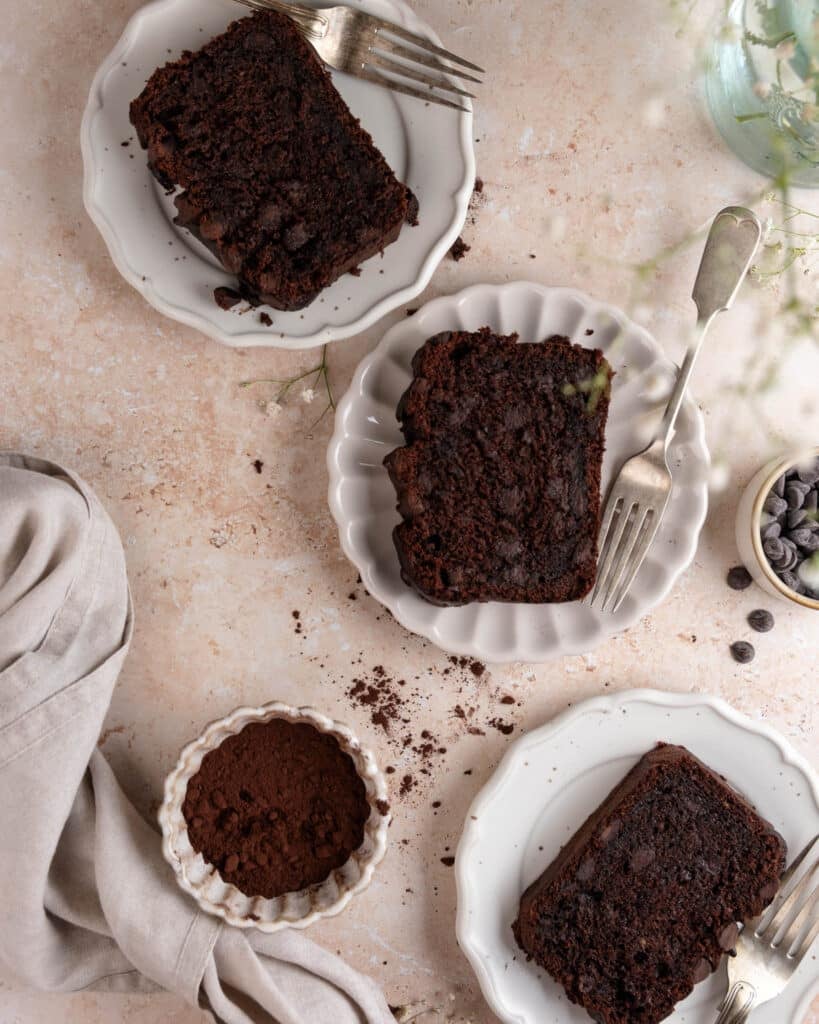 Double chocolate banana bread