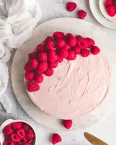 No Bake Raspberry White Chocolate Cheesecake