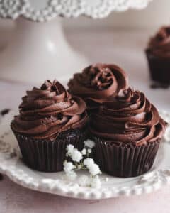 Chocolate Salted Caramel Truffle Cupcakes