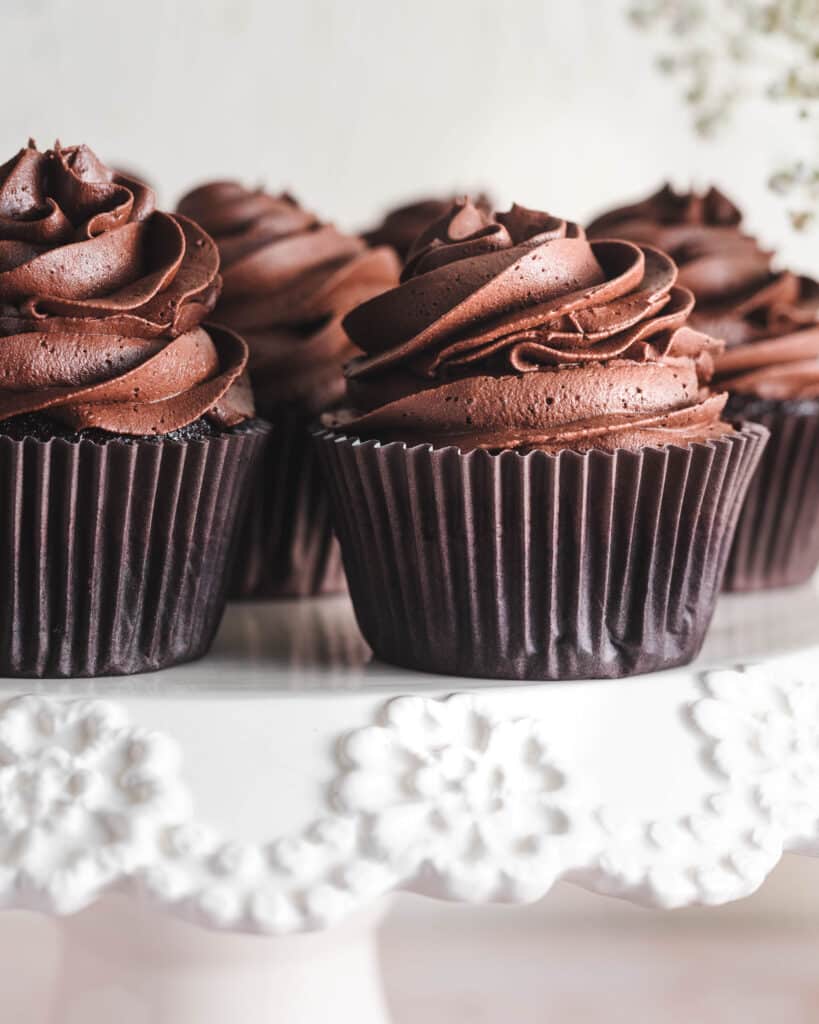Chocolate Salted Caramel Truffle Cupcakes