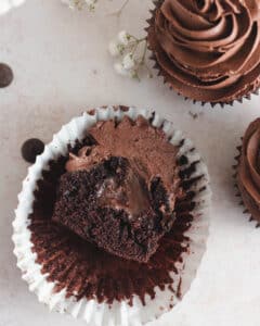 Chocolate Salted Caramel Cupcakes