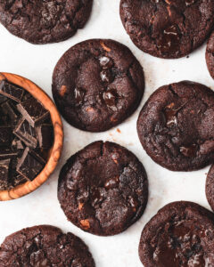 Mocha Chocolate Chip Pudding Cookies