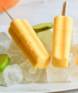 Mango and Lime Lassi Ice Lolly