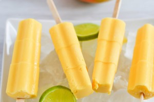 Mango and Lime Lassi Ice Lolly