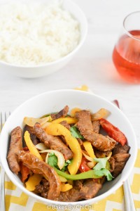 Stir - Fried Steak with Peppers