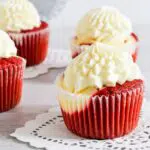 Red Velvet Cheesecake Cupcakes