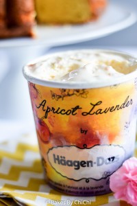 Apricot Lavender Ice Cream