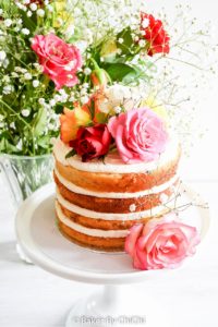 Naked Floral Vanilla Buttermilk Cake