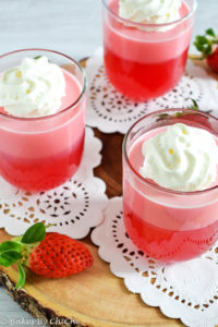 Strawberry Jelly Parfait