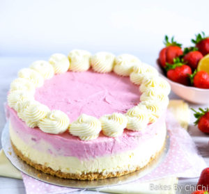 Strawberry Lemon Cheesecake