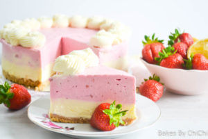 Strawberry Lemon Cheesecake