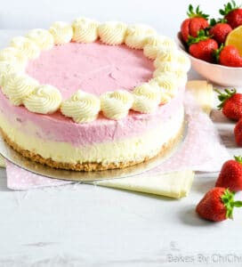 Strawberry Lemon Cheesecake