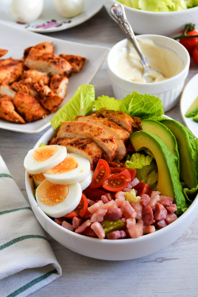 Spiced Chicken Club Salad