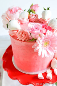 Strawberry Almond Layer Cake