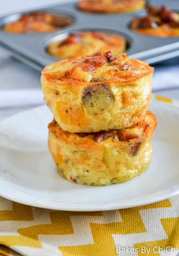 Breakfast Omelette Muffins Bakes by Chichi
