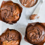 Nutella and Banana Swirl Muffins