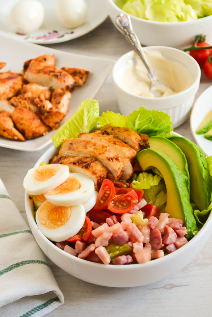 Spiced Chicken Club Salad