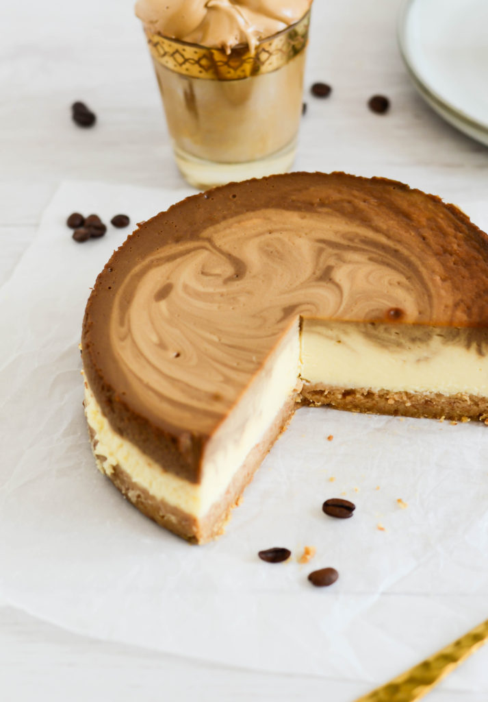 Espresso Swirl Cheesecake