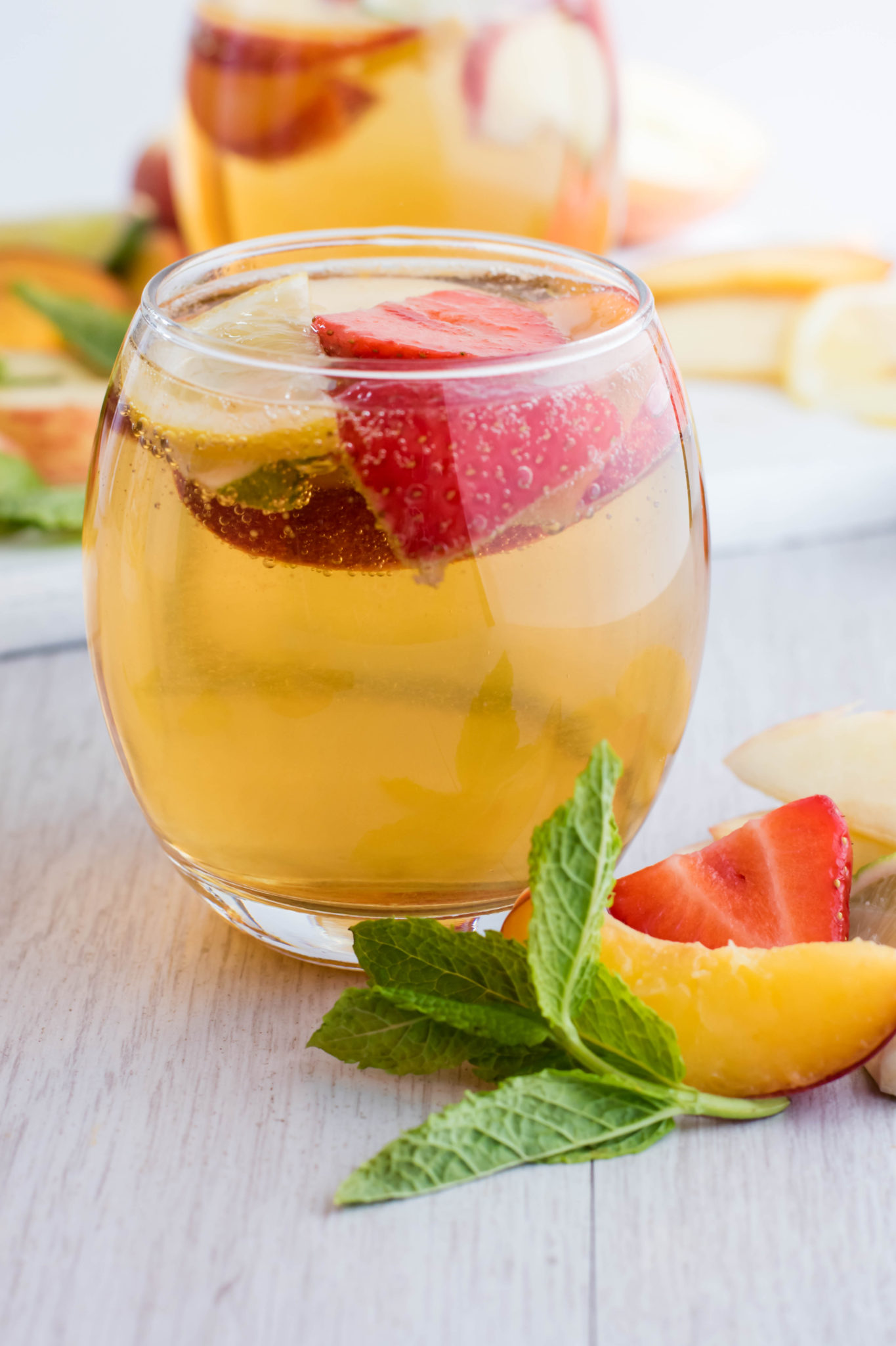 White Wine Ginger Sangria Bakes by Chichi