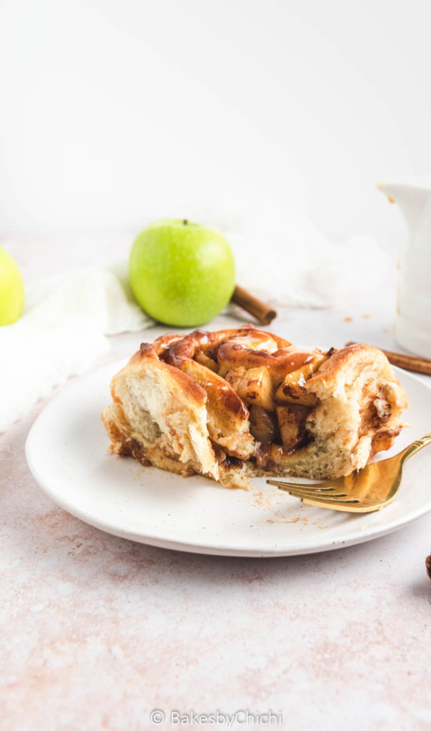 Caramel Apple Cinnamon Rolls