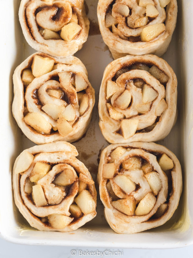 Caramel Apple Cinnamon Rolls