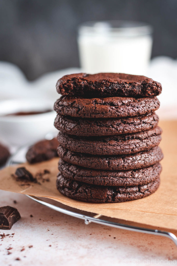 Soft Fudgy Brownie Cookies