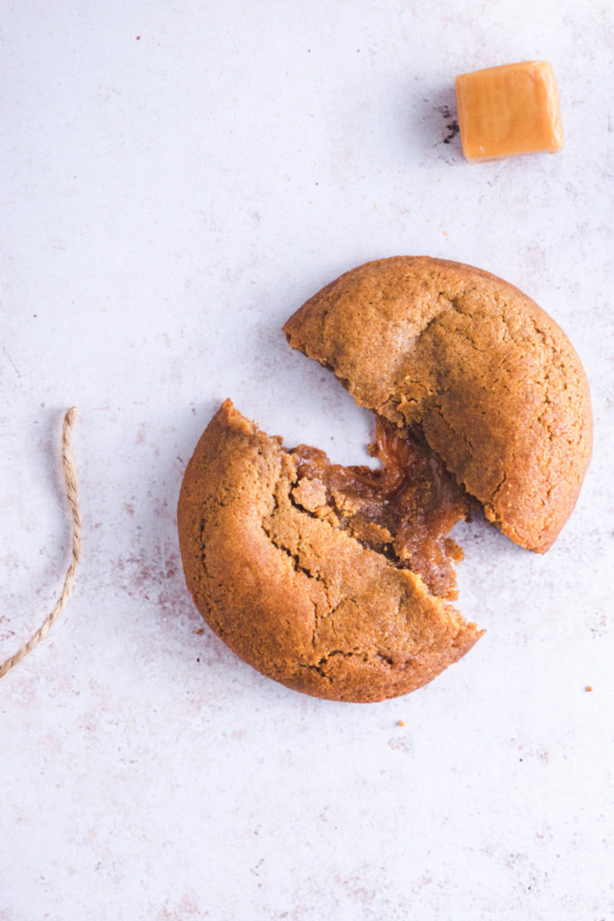 Caramel Gingerbread Cookies