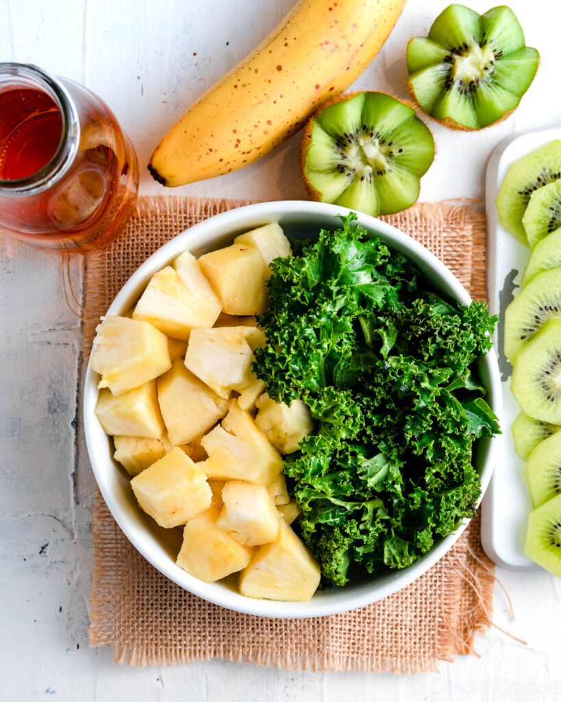 Green smoothie prep