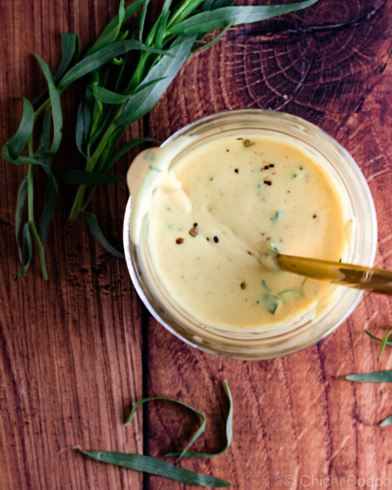 Peppery Leaf Salad with Homemade Salad Cream Bakes by Chichi