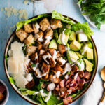 Chicken Bacon Avocado Caesar Salad