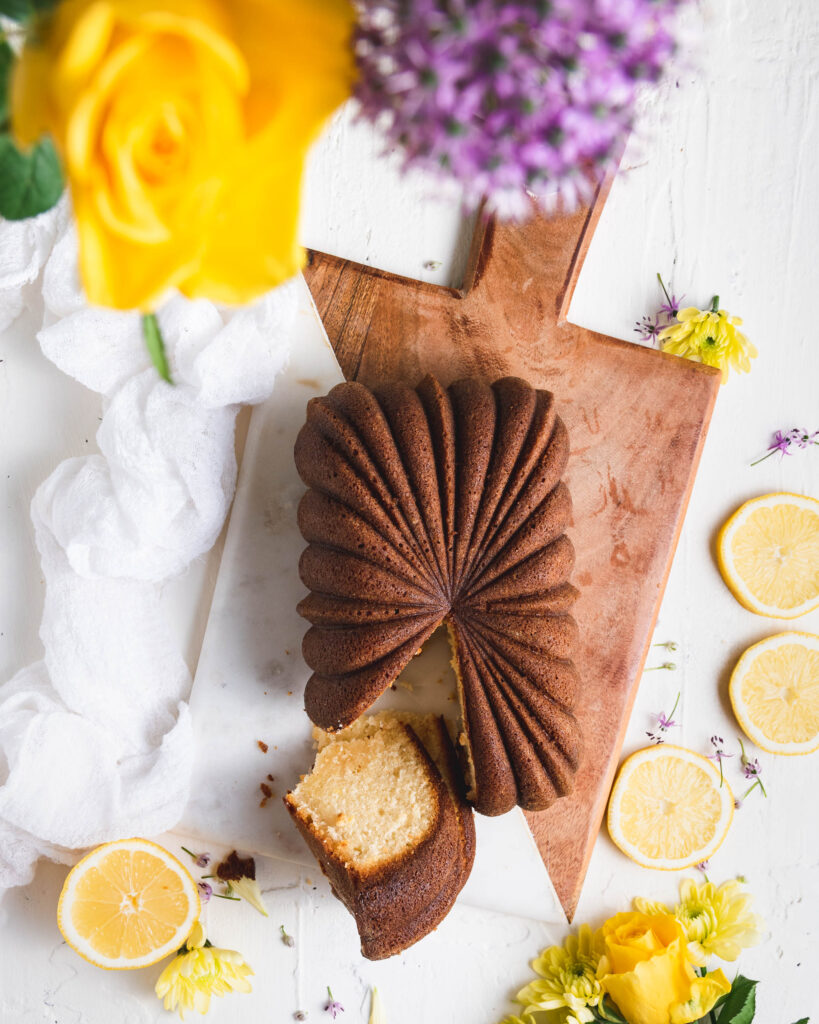 Lemon Loaf Drizzled with Lemon Syrup