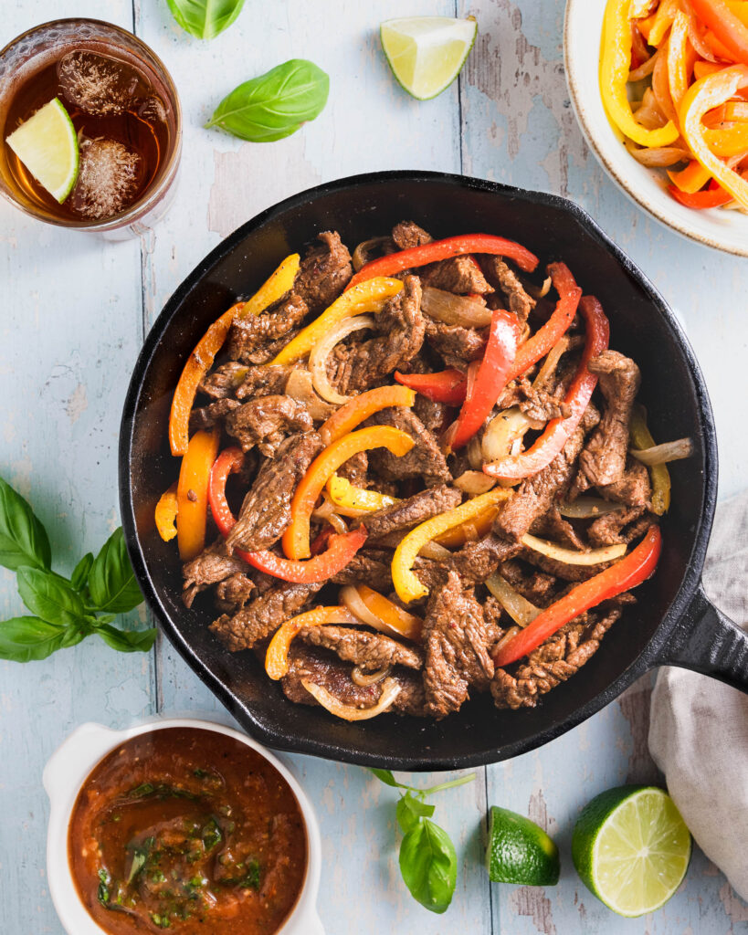 Tex-Mex Stir-Fry Steak with Peppers