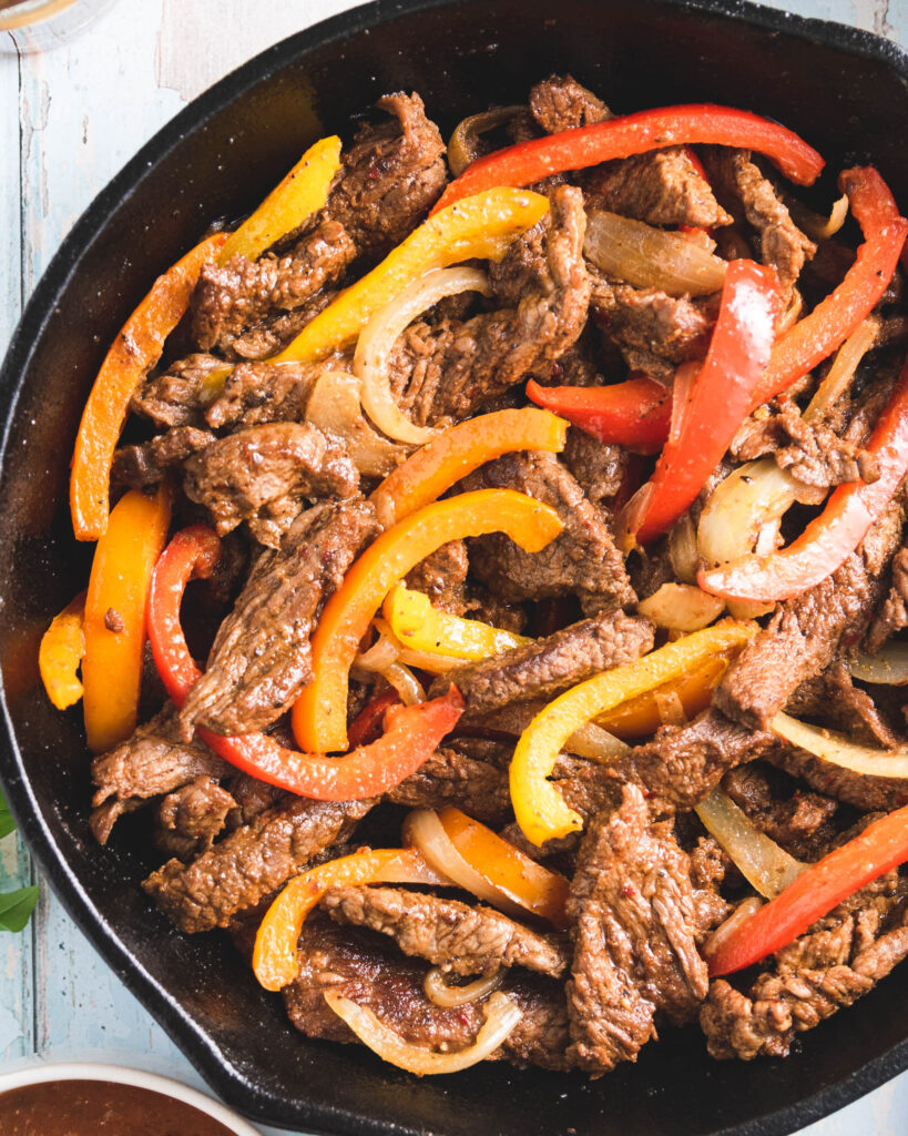 Tex-Mex Stir-Fry Steak with Peppers