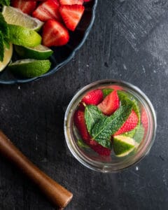Strawberry Vodka Mojito