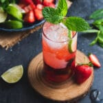 Strawberry Vodka Mojito Cocktail