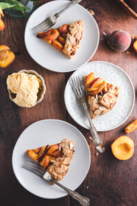 Amaretto Peach Almond Galette