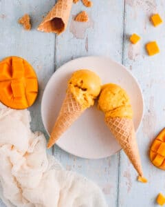 Creamy Mango Gelato