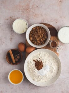 Pumpkin Spice Muffins Ingredients