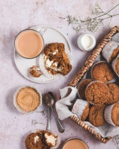 Pumpkin Spice Cream Cheese Muffins