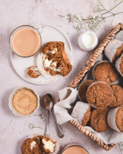 Pumpkin Spice Cream Cheese Muffins
