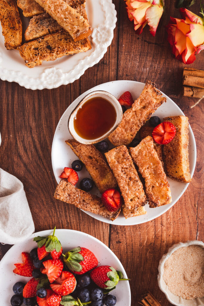 Baked Cinnamon French Toast Sticks Bakes by Chichi