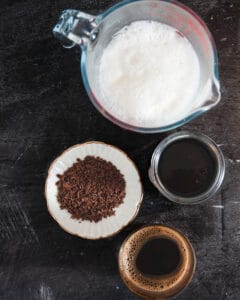 Mocha Latte Ingredients