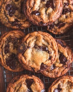 Brown Butter Malted Milk Chocolate Chip Cookies