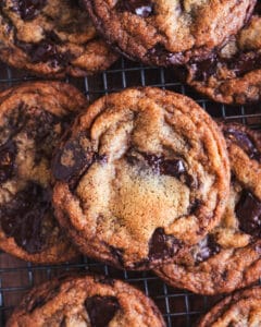 Brown Butter Malted Milk Chocolate Chip Cookies